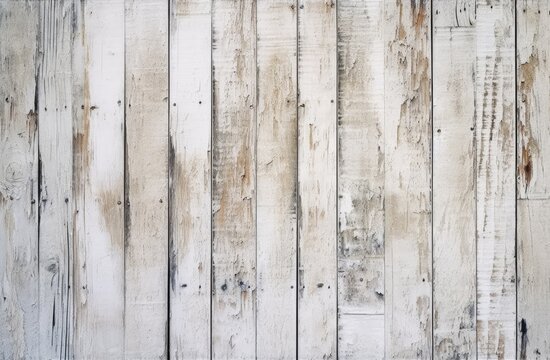 White Wood plank background image photo of wooden board. Generative AI