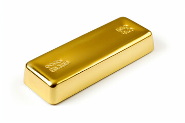 gold bars isolated on white