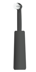 Grey  electric toothbrush. vector illustration