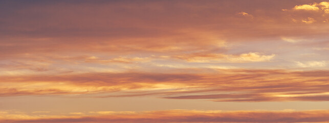 Clouds dawn sunset romance. Very gentle romantic pink clouds in the sky of dawn gentle mood of the...