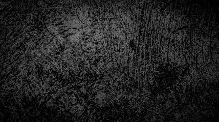concrete cement wall background Dark gray color abstract pattern. monochrome color
