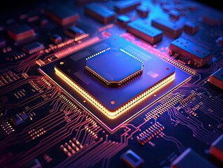 Artificial Intelligence Chip -ai generated