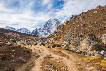 Trail in Sagarmatha national park, Nepal