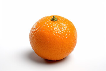 Tangerine on a white studio background generative ai