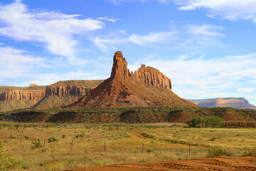 Utah scenic canyon lands