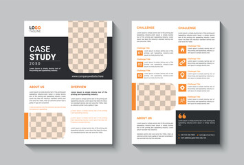Case study flyer template