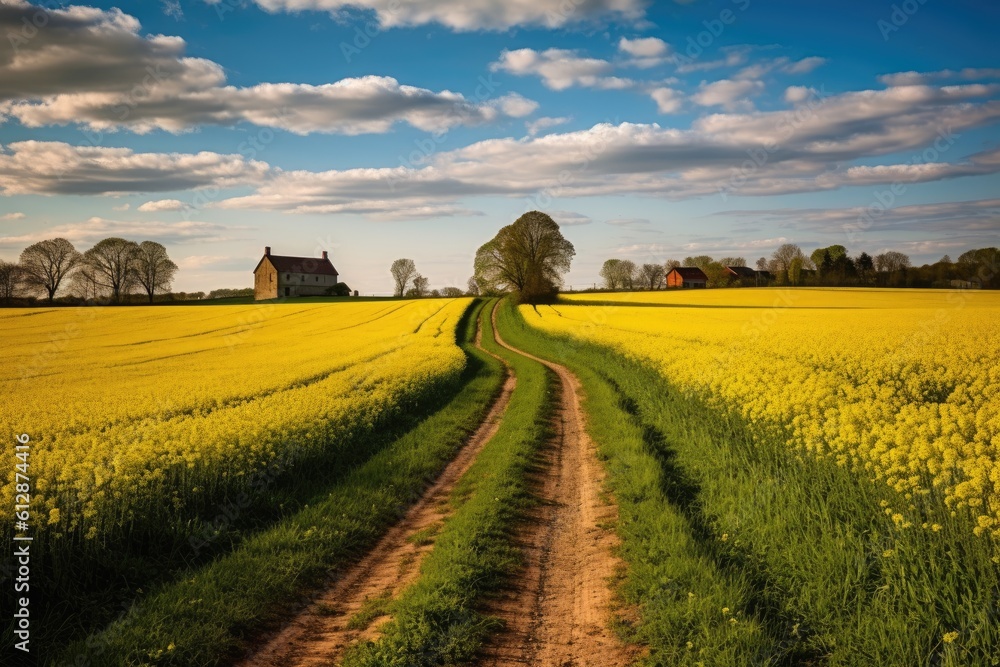 Poster spring fields allee generative ai