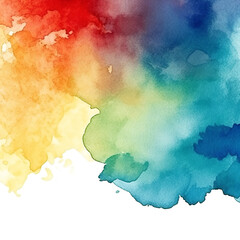 Rainbow color watercolor background