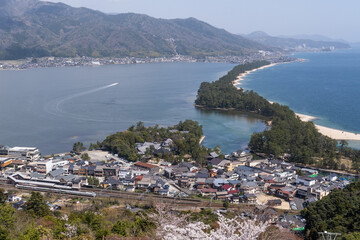 Amanohashidate sandbar in Kyoto