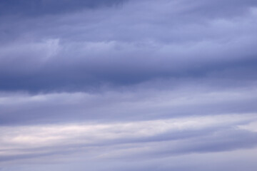 A Blue sky full of white clouds, sunny day