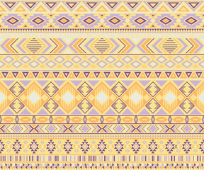 American indian pattern tribal ethnic motifs geometric vector background.