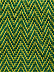 Crochet chevron pattern. Yellow green overlay mosaic pattern