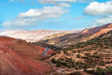 Beautiful mountain landscape Location Atlas Mountains, Morocco