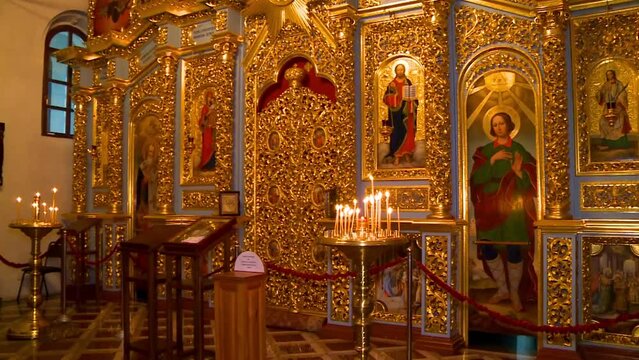 Interior of orthodox church