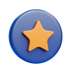 Favourite 3d illustration icon