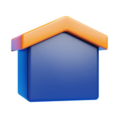 Home 3d illustration icon