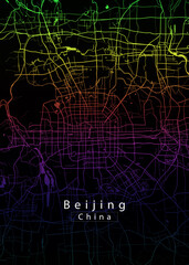 Beijing China City Map