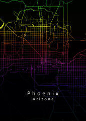 Phoenix Arizona City Map