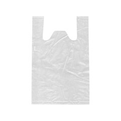 Blank plastic shopping bag