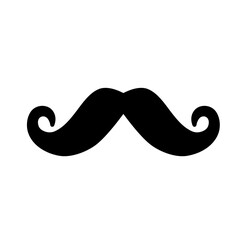 Cute mustache beard silhouette dad fathers day silhouette