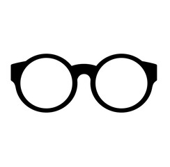 Cute glasses outline icon	