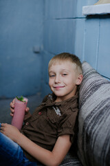 Naklejka premium portrait of a child