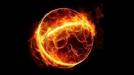 Inferno Orb: Fire Ball of Fire - Generative AI