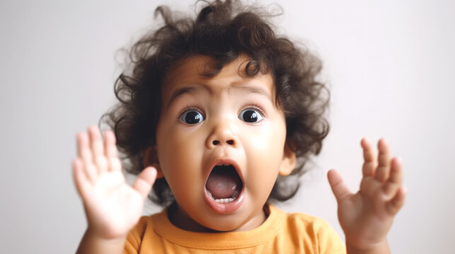 child screaming , Generative ai	