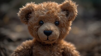 Obraz na płótnie Canvas Teddy Bear Toy.Teddy Bear. Cute Teddy Bear. Bear Toy. Made With Generative AI.