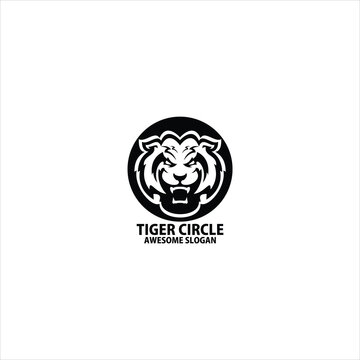 Tiger Head Logo Design Macot