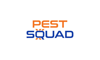 pesticides logo. bug and pest squad logo