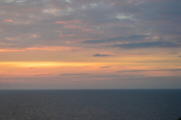 Fototapeta premium sunset over the sea