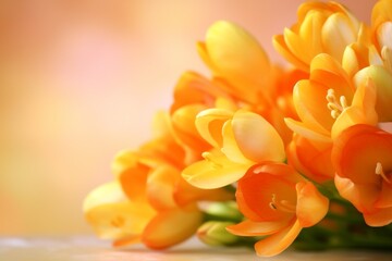 Obraz premium holiday space background leaf flowers blossom nature floral green beautiful copy spring. Generative AI.