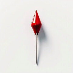 Fototapeta premium a pin with a red tip