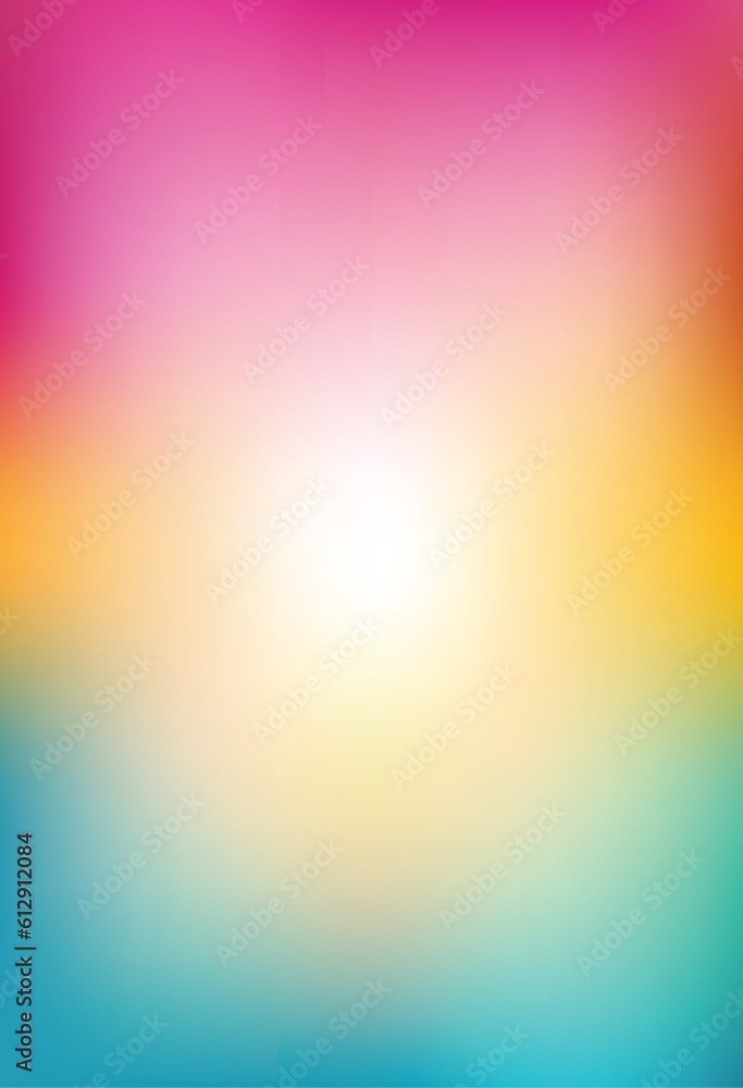 Fototapete pastel multi color gradient background,simple gradient vector form blend of color spaces as contempo