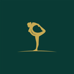 yoga phose logo for balance