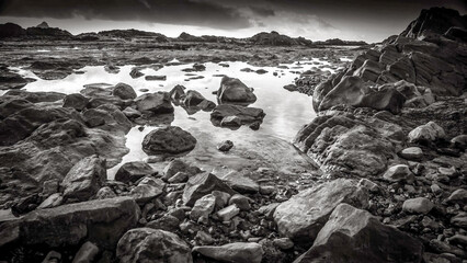 ilha porto santo, portugal, mar oceano praia