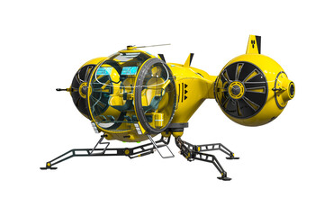 cool aircraf landed in cool side view