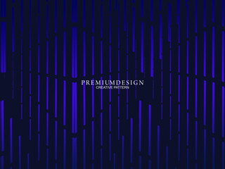 Premium background design with dark blue stripes pattern. Vector horizontal template, for digital lux business banners, contemporary formal invitations, luxury vouchers, gift certificates, etc.