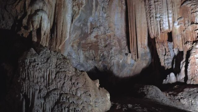 panoramic view of a cave in sardinia