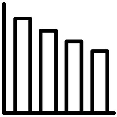 Bar graph Icon style