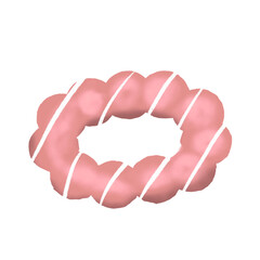 Donut pink drawing