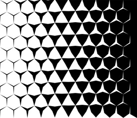 geometric hexagonal transformation background