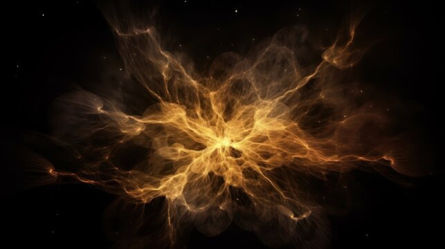 explosion in space HD 8K wallpaper Stock Photographic Image