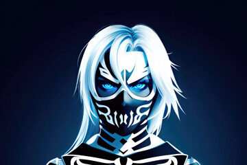 Silent Shadows: The Masked Skeleton Ninja