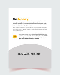 Corporate company profile brochure, annual, corporate company profile, report, booklet business proposal layout concept design, cover with creative shapes, book cover