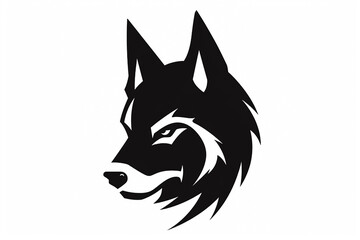 Obraz premium beautiful minimal cat and dog logo design