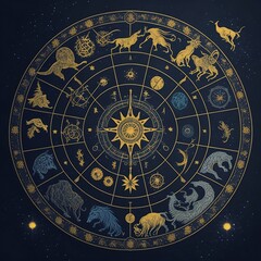 zodiac sign circle