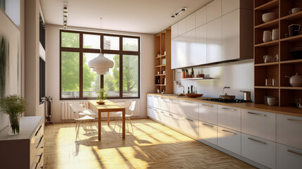 Embracing Cozy Elegance: A Kitchen Room Designed in a Timeless and Inviting Style, Where Comfort and Style Converge to Create a Warm and Welcoming Space