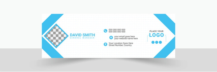 Professional Email Signature Design Template.